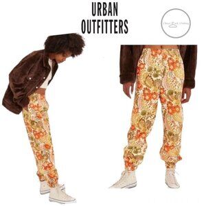 Urban Outfitters Penelope Floral High Rise Corduroy Pants Size XS